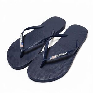 NWT Havaianas Women’s Slim USA Flag Flip Flops Sandals Beach Vacation Summer
